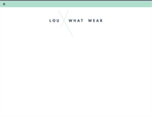 Tablet Screenshot of louwhatwear.com